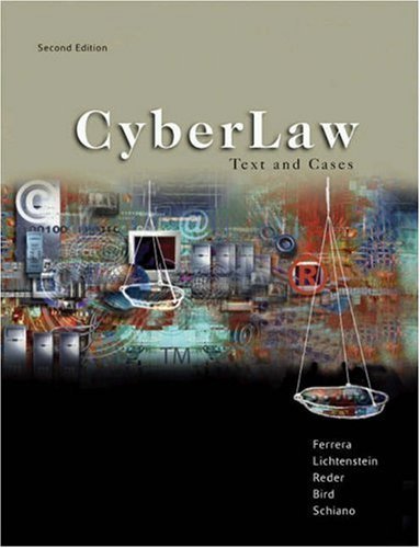 CyberLaw: Text and Cases