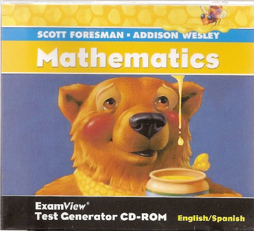 Scott Foresman Mathematics Grade 2 ExamView Test Generator CD-ROM English/Spanish