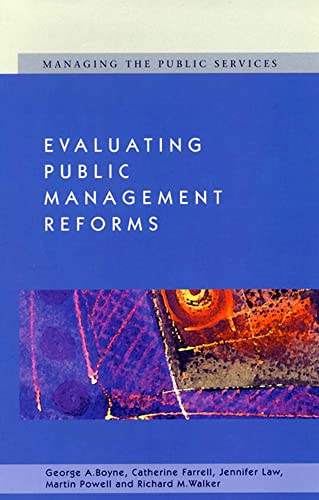 Evaluating Public Management Reforms: Principles and Practice
