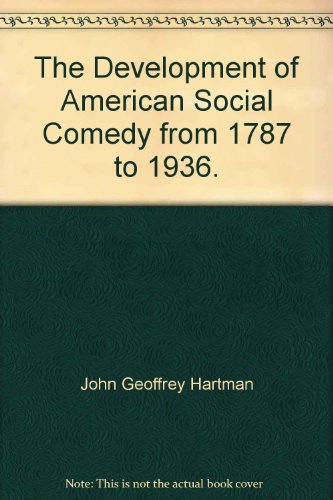 Title: The development of American social comedy from 178