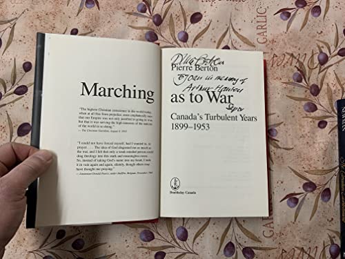 Marching As To War: Canada's Turbulent Years