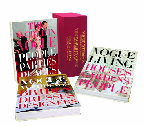 The Vogue Boxed Set: Featuring VOGUE LIVING, THE WORLD IN VOGUE, and VOGUE WEDDINGS which includes an exclusive letter from Anna Wintour