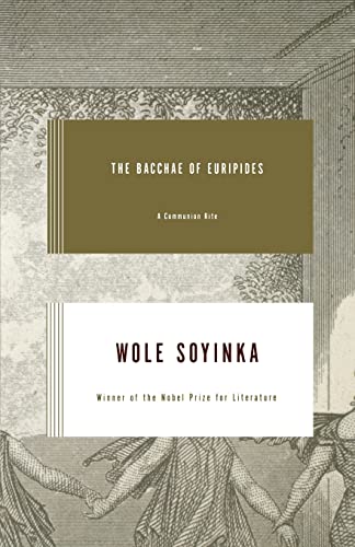 Bacchae of Euripides: A Communion Rite