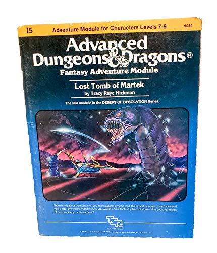 Advanced Dungeons and Dragons Module Tomb of Martek