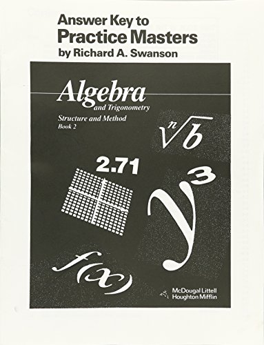 Structure & Method Answer Key, Practice Masters Book 2