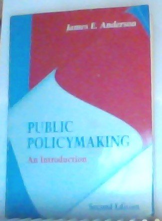 Public Policymaking - An Introduction