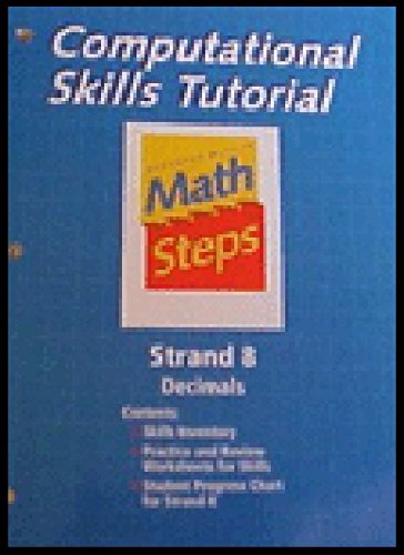 Math Steps Skills Kit Workbook 8 5-7 (Houghton Mifflin Math Steps)