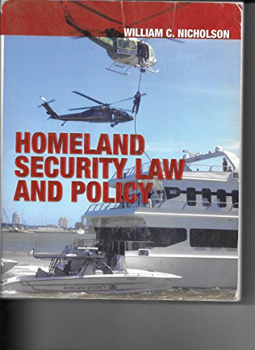 Homeland Security Law And Policy