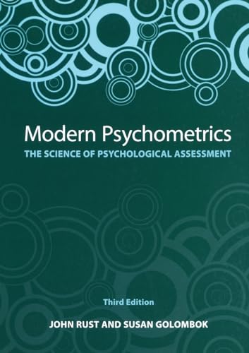 Modern Psychometrics: The Science of Psychological Assessment
