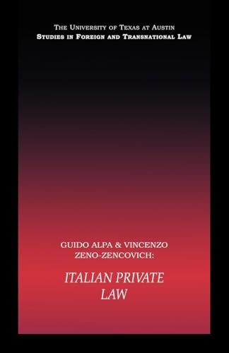 Italian Private Law (UT Austin Studies in Foreign and Transnational Law)