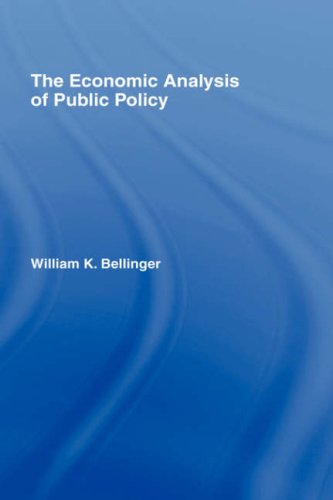 The Economic Analysis of Public Policy
