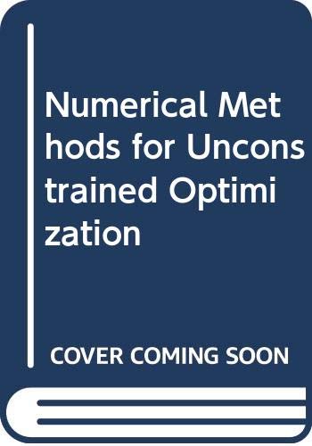Numerical methods for unconstrained optimization: An introduction