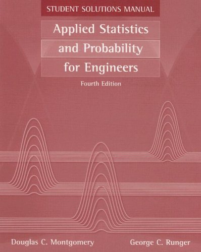 Applied Statistics And Probability for Engineers