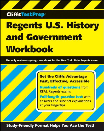 CliffsTestPrep Regents U.S. History and Government Workbook