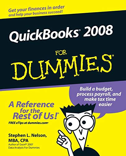 QuickBooks 2008 for Dummies (US Edition)