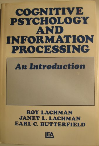 Cognitive Psychology and Information Processing: An Introduction