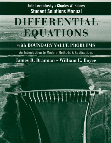 Student Solutions Manual to accompany Differential Equations with Boundary Value Problems