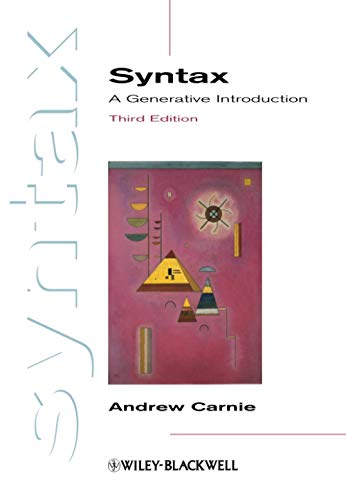 Syntax: A Generative Introduction: 16 (Introducing Linguistics)