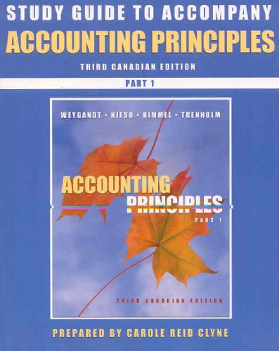 Accounting Principles, Parts 1 and 2, Study Guide