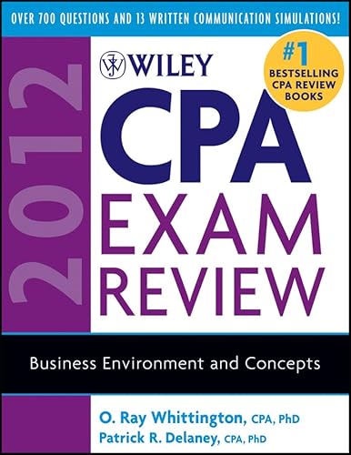 Wiley CPA Exam Review 2012, Business Environment and Concepts