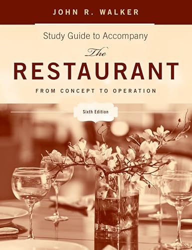 The Restaurant, Study Guide: From Concept to Operation
