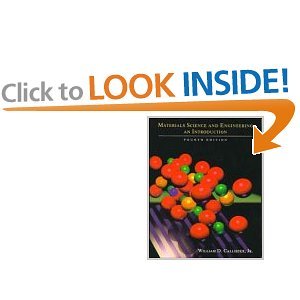 Solutions Manual to Materials Science and Engineering: An Introduction, 4th Edition