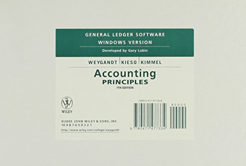 Accounting Principles: General Ledger Software for Windows