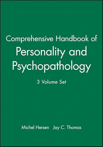 Comprehensive Handbook of Personality and Psychopathology, Set (Comprehensive Handbook of Personality and Psychopathology, Volumes 1- 3)