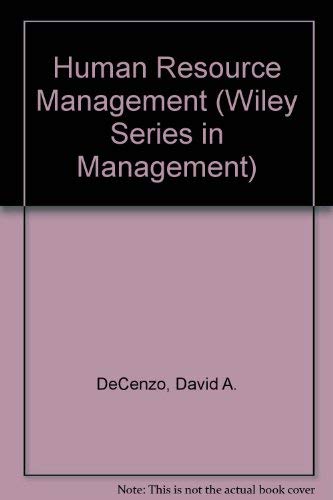 Human Resource Management: Concepts and Practices (Wiley Series in Management)