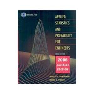 Applied Statistics and Probability for Engineers