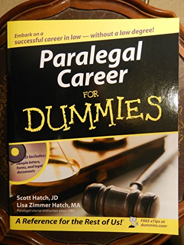 Paralegal Career for Dummies