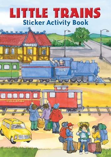 Little Trains Sticker Activity Book (Dover Little Activity Books Stickers)