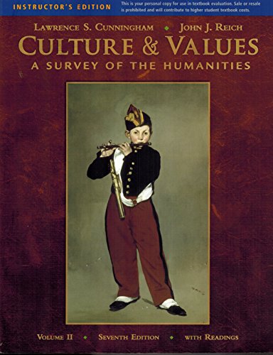 CULTURE & VALUES: A Survey of the Humanities