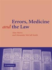 Errors, Medicine and the Law