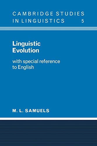 Linguistic Evolution: With Special Reference to English