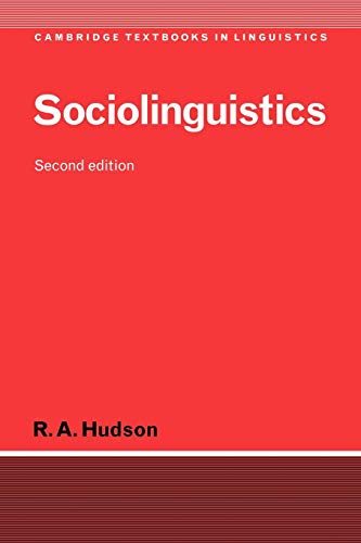 Sociolinguistics (Cambridge Textbooks in Linguistics)