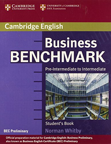 Business Benchmark Pre-Intermediate to Intermediate Student's Book BEC Preliminary Edition