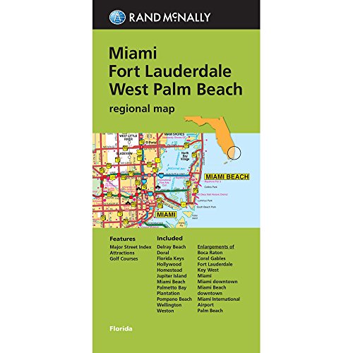 Rand McNally Miami/Fort Lauderdale/West Palm Beach, Regional Map
