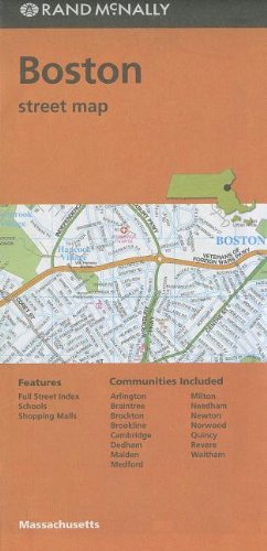 Rand McNally Folded Map: Boston Street Map