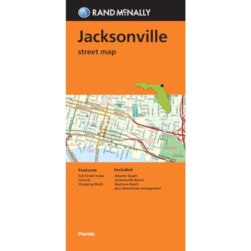 Folded Map: Jacksonville Street Map