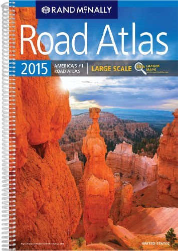 Rand McNally Large Scale Road Atlas United States 2015