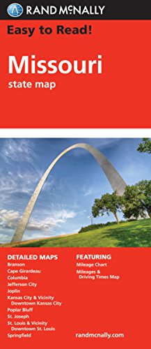 Easy To Read: Missouri State Map (Rand Mcnally Easy to Read!)