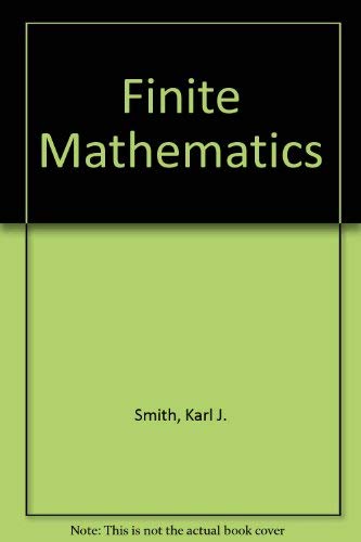 Finite mathematics (The Smith business series)