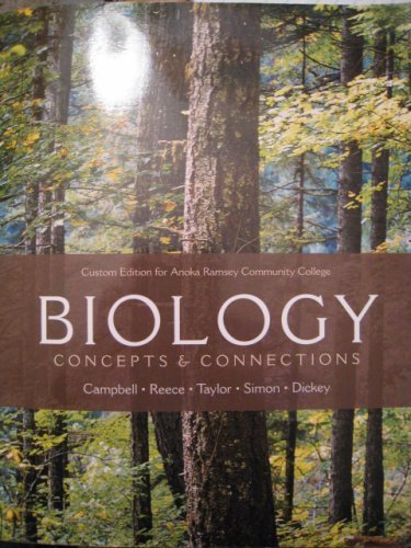 Biology Concepts & Connections, Custom Edition for Anoka Ramsey Community College