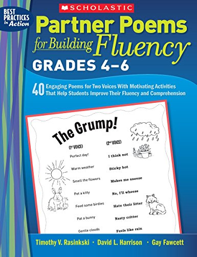 Partner Poems for Building Fluency: Grades 4-6: 40 Engaging Poems for Two Voices With Motivating Activities That Help Students Improve Their Fluency and Comprehension