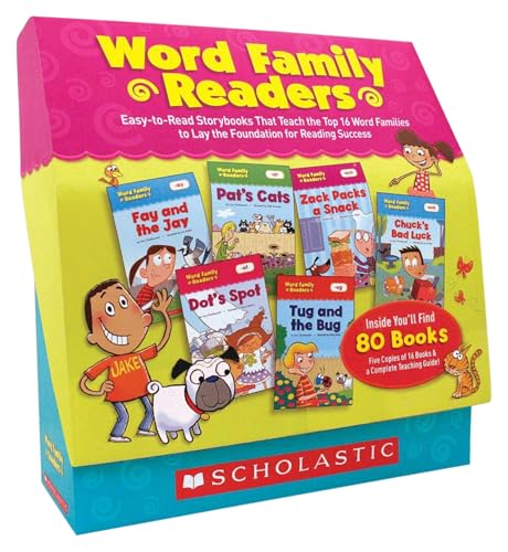 Word Family Readers Set: Grades K-2: Easy-to-Read Storybooks That Teach the Top 16 Word Families to Lay the Foundation for Reading Success