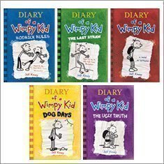 Diary of a Wimpy Kid 5 Book Set: Diary of a Wimpy Kid, Rodrick Rules, The Last Straw, Dog Days, The Ugly Truth (Diary of a Wimpy Kid, 1-5) by Jeff Kinney (2010-08-01)