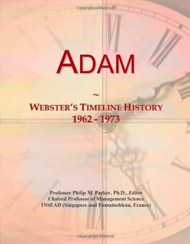 Adam: Webster's Timeline History, 1962 - 1973