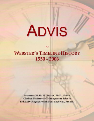 Advis: Webster's Timeline History, 1550 - 2006