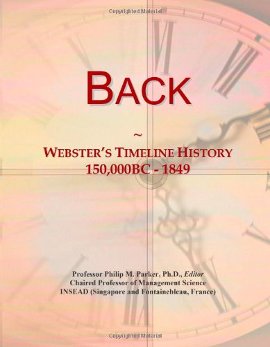 Back: Webster's Timeline History, 150,000BC - 1849